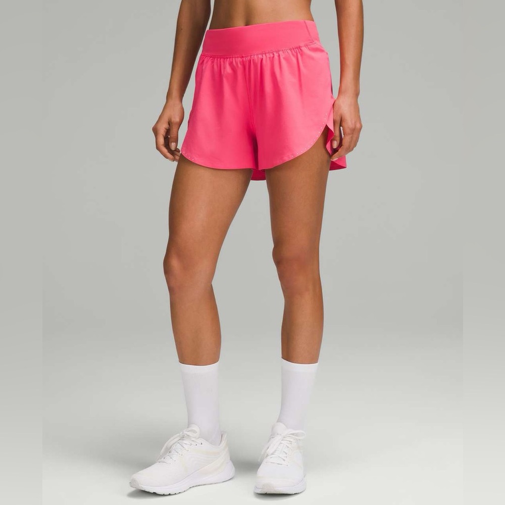 Lululemon Fast and Free Shorts in Glaze Pink